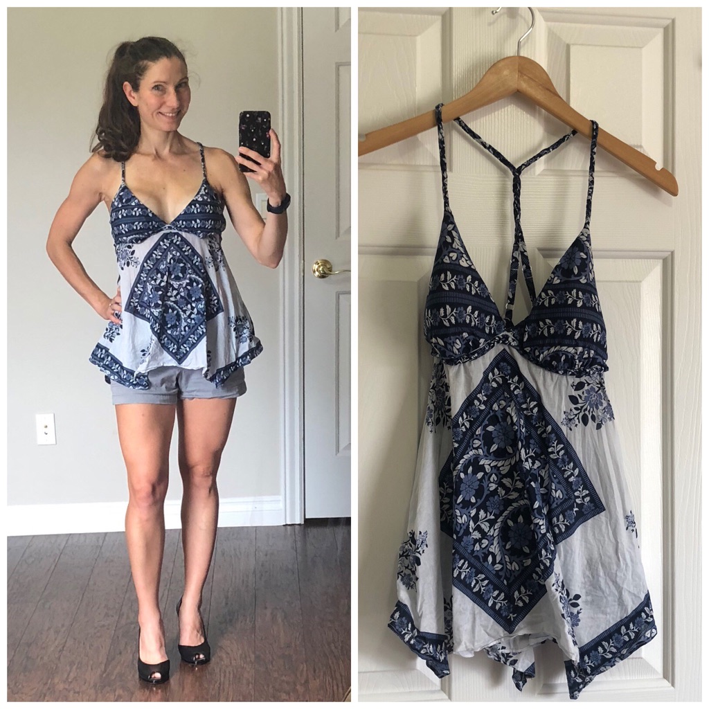 Guess Hankerchief Top